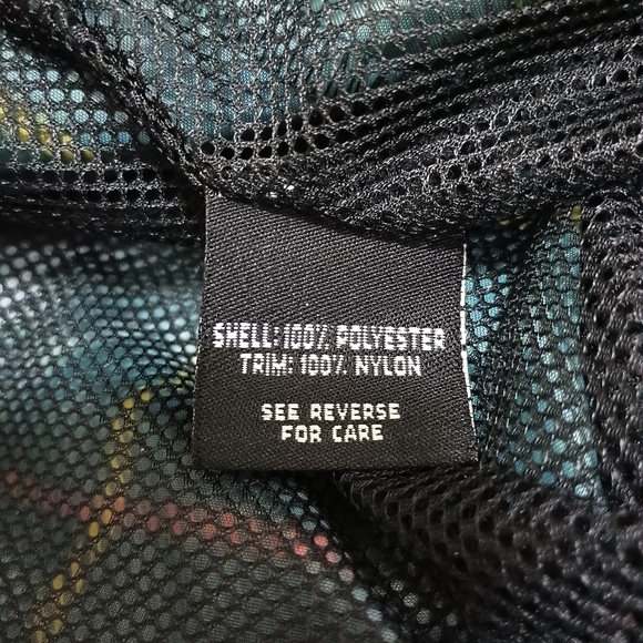 LF Windwear Green Plaid Mesh Lined Golf Windbreaker Pull-Over Vest Size Xlarge - Picture 12 of 14